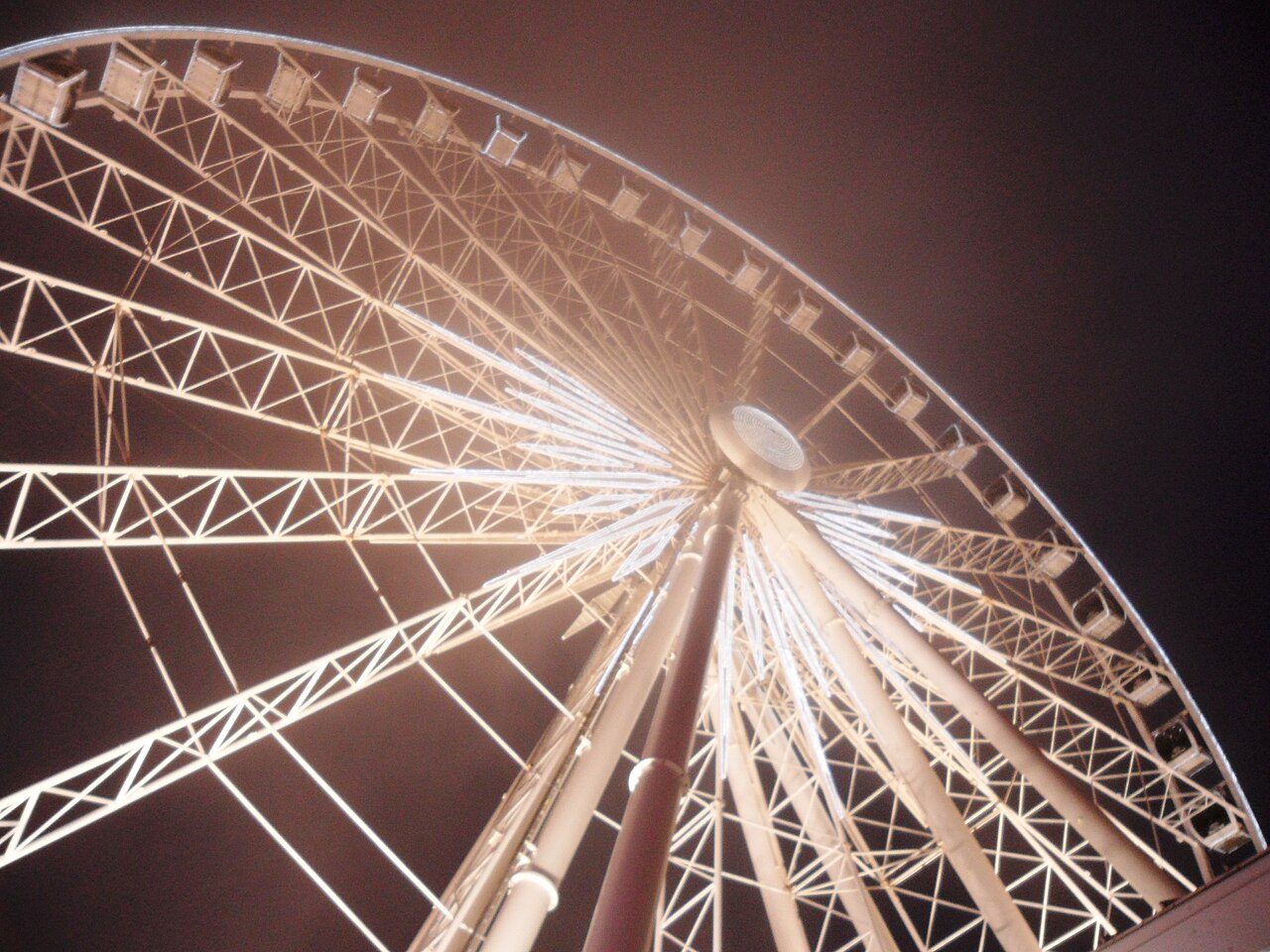 Niagara SkyWheel observation wheel on Clifton Hill in Niagara Falls, Ontario
