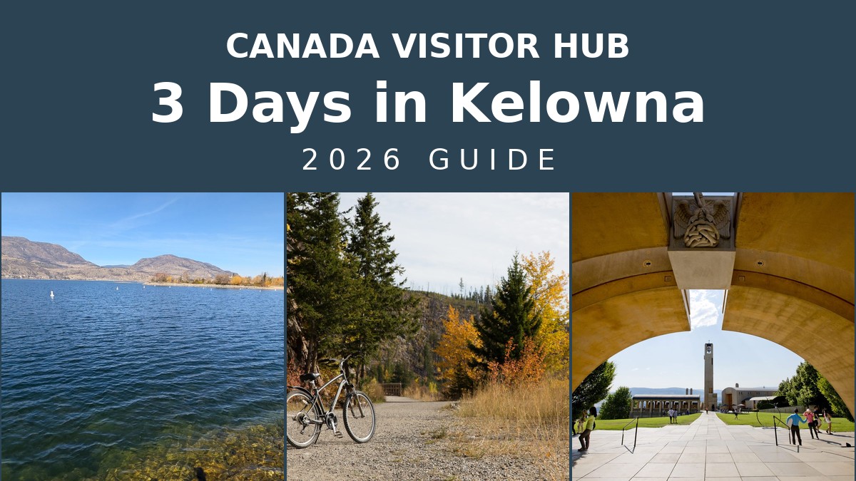 The Ultimate 3 Days in Kelowna Itinerary: 2026 Guide | Canada Visitor Hub