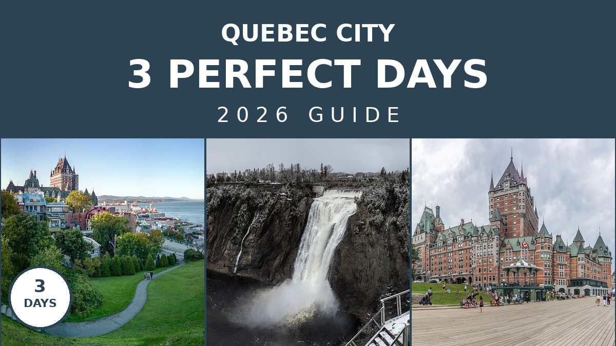 The Perfect 3 Days in Quebec City Itinerary for 2026 | Canada Visitor Hub