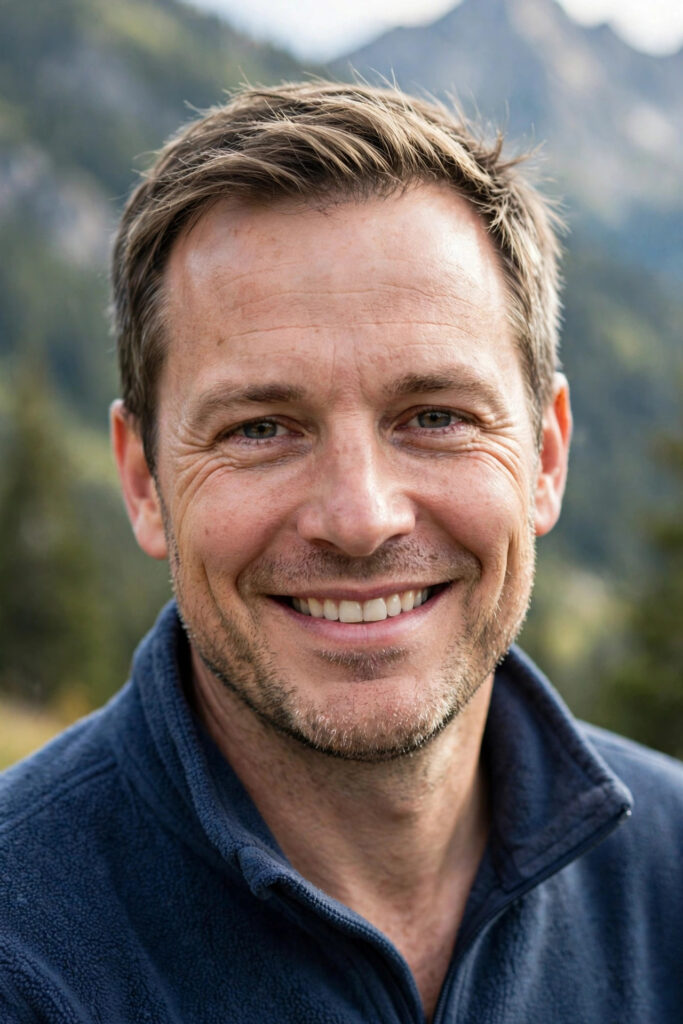 Portrait of travel writer James Carter