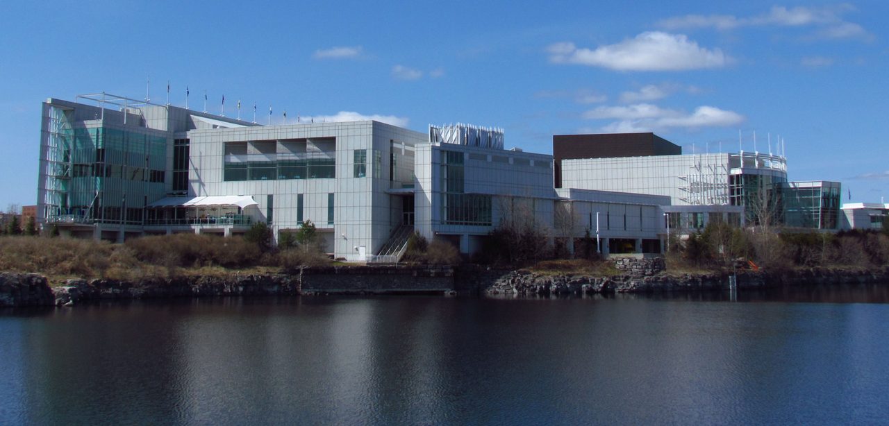 The Casino du Lac-Leamy seen across Lac de la Carrière