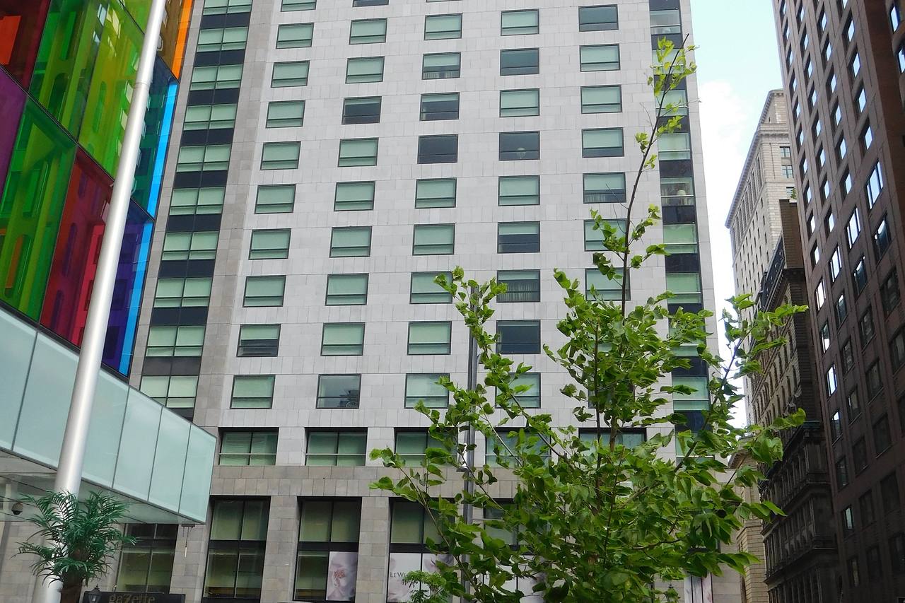 Le Westin Montreal tower in downtown Montreal near the convention district