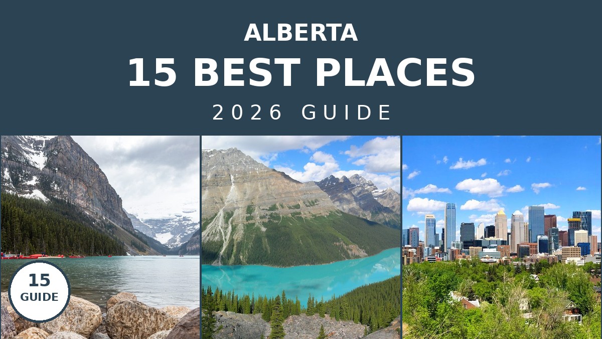 15 Best Places to Visit in Alberta: 2026 Travel Guide | Canada Visitor Hub
