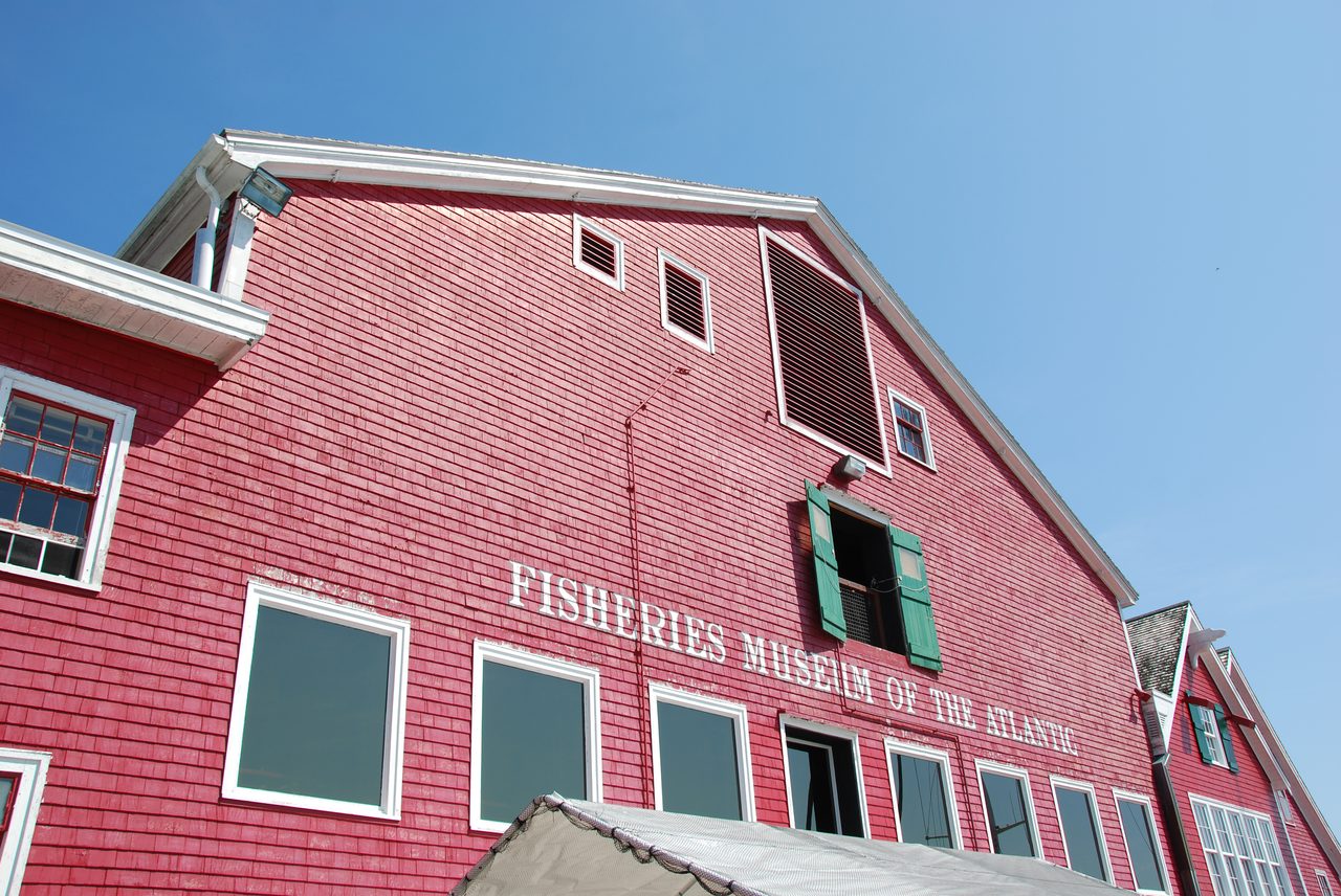 The Fisheries Museum of the Atlantic buildings on the Lunenburg waterfront