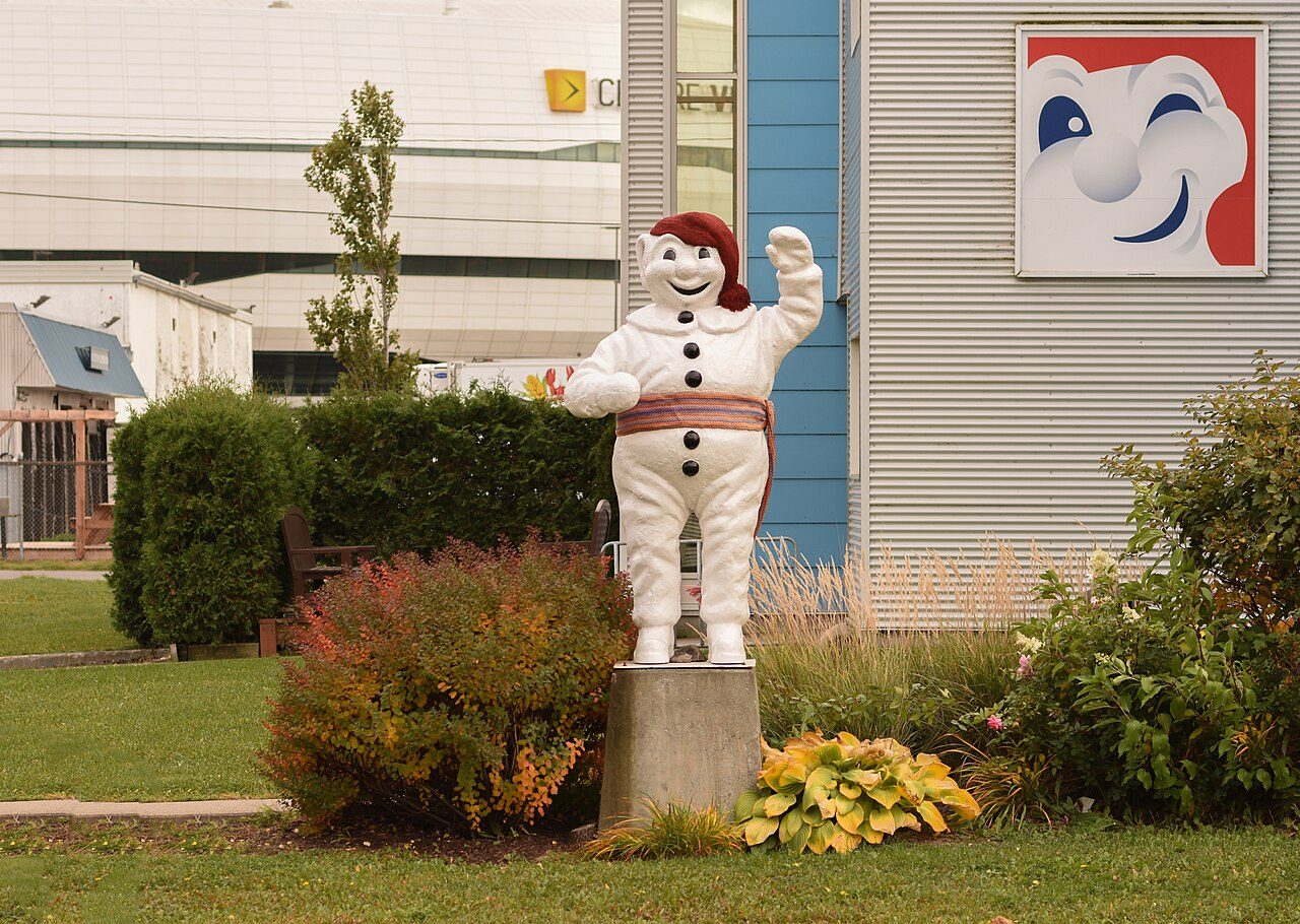 Bonhomme Carnaval, the snowman mascot, at the Quebec Winter Carnival