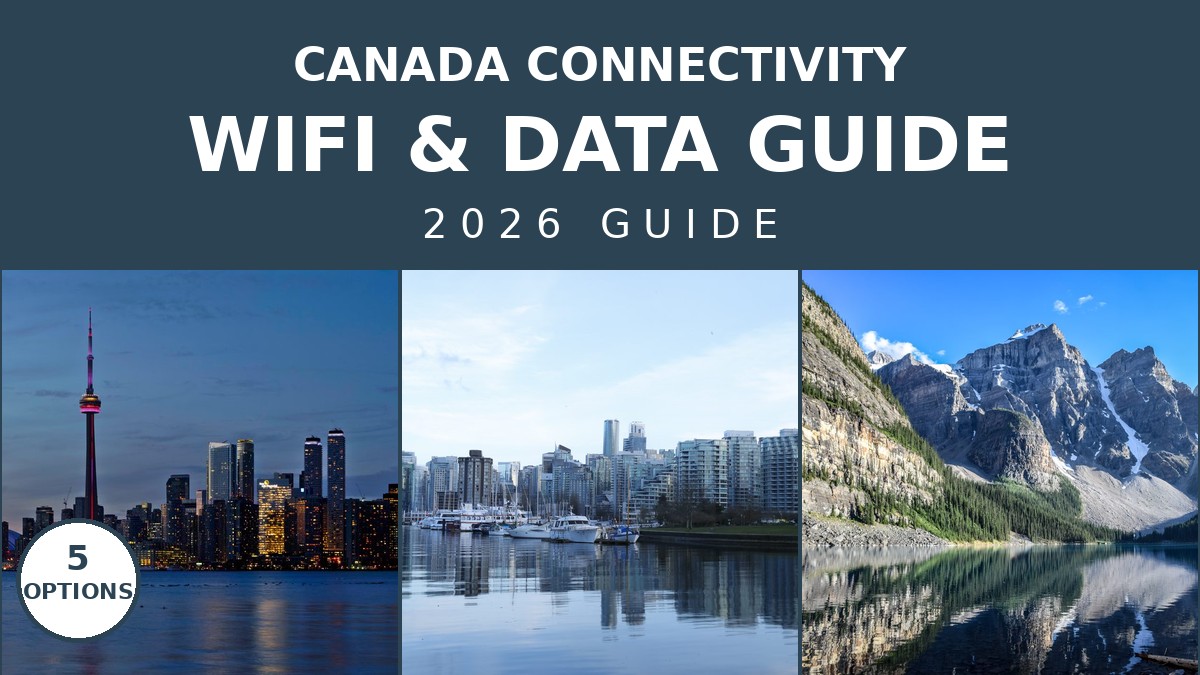 Canada WiFi for Tourists: Best Data & Connectivity 2026 | Canada Visitor Hub