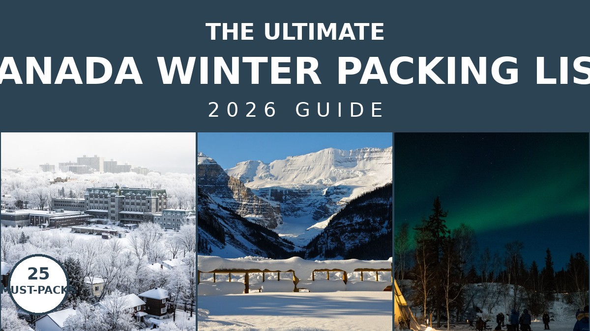 The Ultimate Canada Winter Packing List for 2026 | Canada Visitor Hub