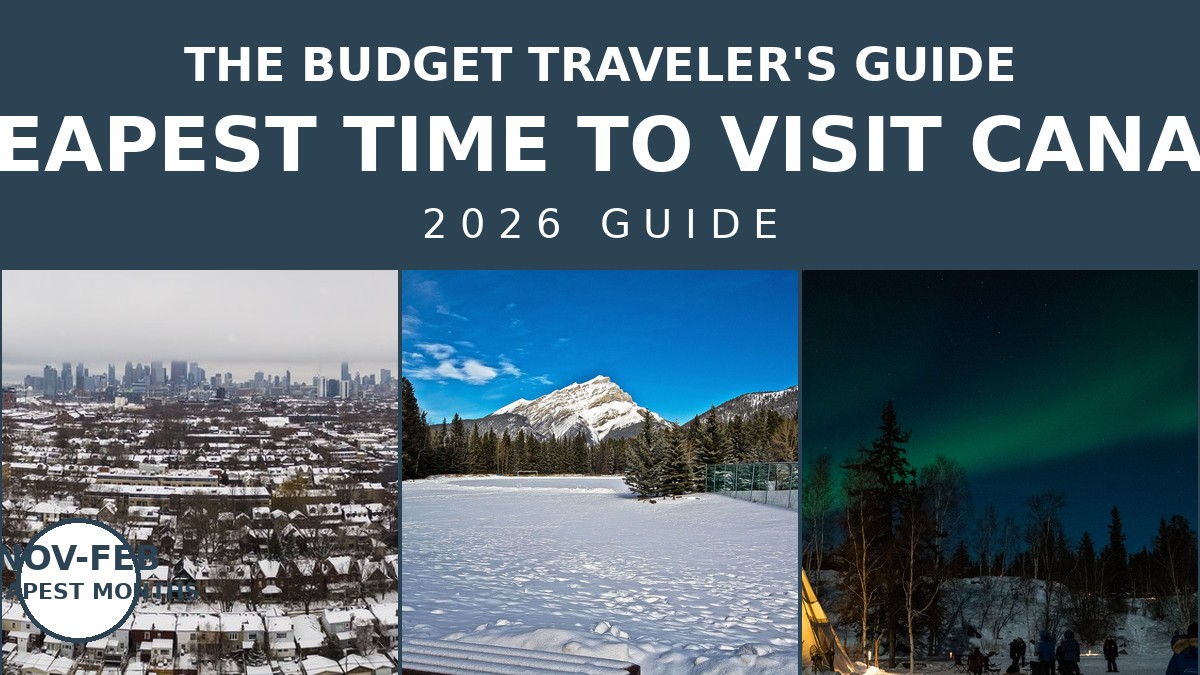 Cheapest Time to Visit Canada: 2026 Budget Travel Guide | Canada Visitor Hub