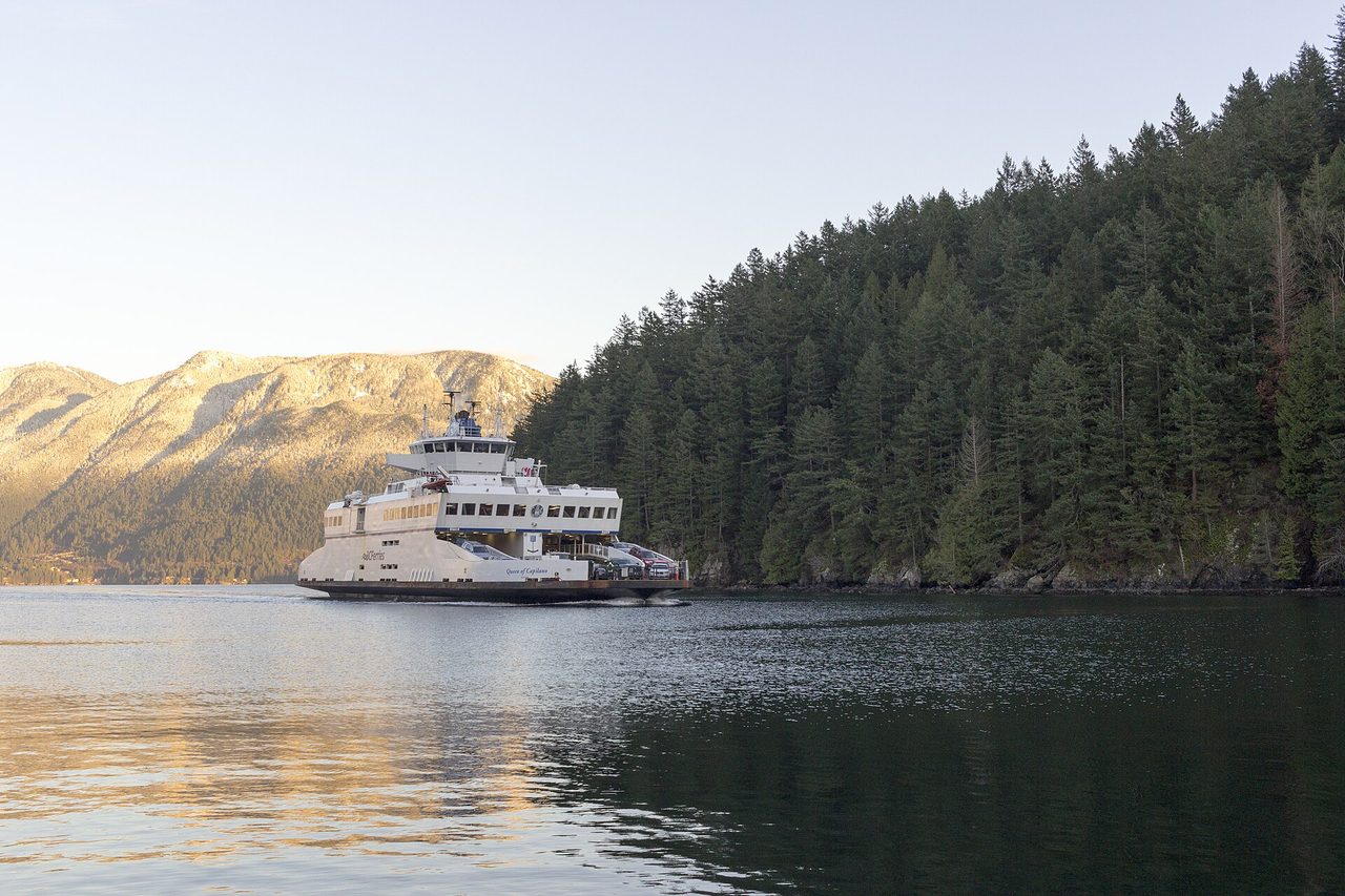Snug Cove village and marina on Bowen Island, a 20-minute ferry from Horseshoe Bay